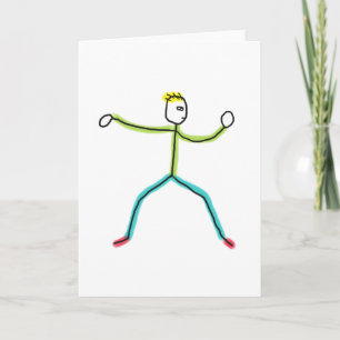 Tai Chi Stickman Kaart
