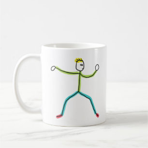 Tai Chi Stickman Koffiemok