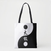 Tai Chi Symbol Tole Bag Tote Bag (Voorkant)