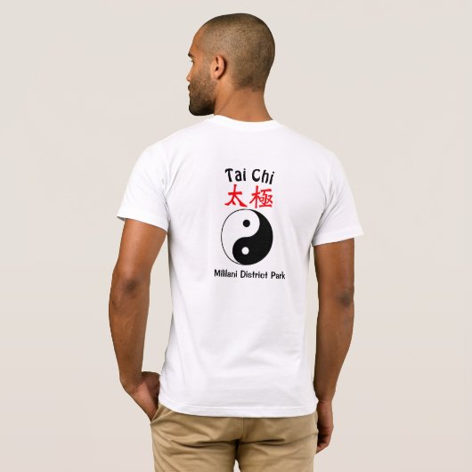 Tai Chi T-shirt (Achterkant volledig)