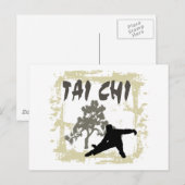 TAI CHI T-Shirts Briefkaart (Voorkant / Achterkant)