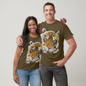 Tai Chi Tiger Face T-shirt (Unisex)