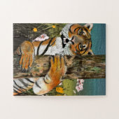 Tai Chi Tiger Illustratie Legpuzzel (Horizontaal)