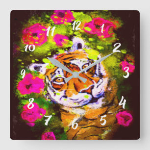 Tai Chi Tiger Laten we een grote klok feesten