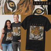Tai Chi Tiger, personaliseer tekst T-shirt