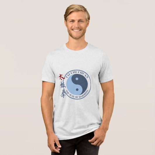Tai Chi Tri-Blend Shirt (Voorkant volledig)