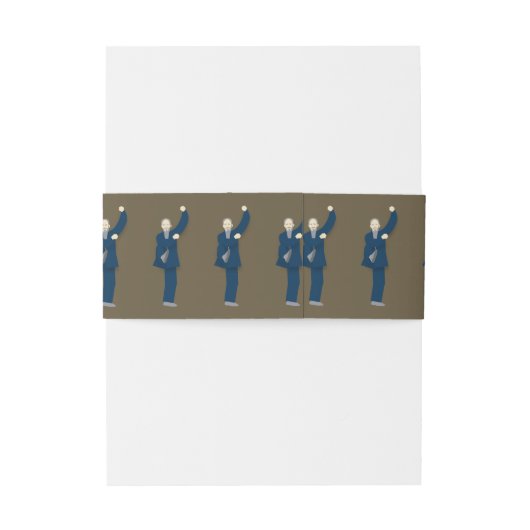 Tai Chi Uitnodigingen Wikkel (Achterkant Voorbeeld)