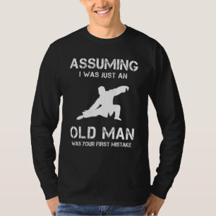 Tai Chi veronderstelde dat ik gewoon een oud Man w T-shirt