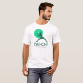 Tai-Chi vinden vrede in beweging T-shirt (Voorkant volledig)