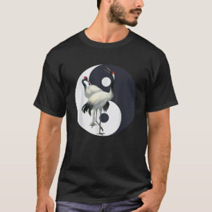 Tai Chi Witte Kraanvogel Yin Yang Qi Gong Chinese T-shirt