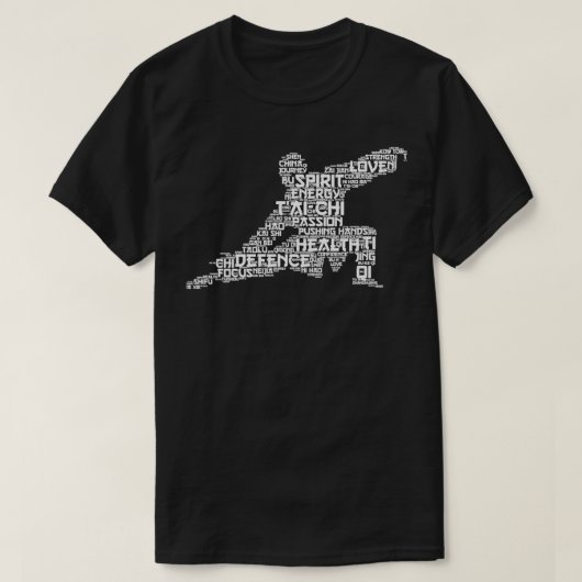 Tai Chi Words T-shirt (Design voorkant)