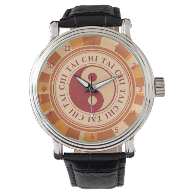 Tai Chi Yin en Yang Horloge (Voorkant)