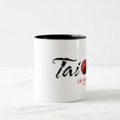 Tai Chi Yin/Yang 'Life in Balance' Twee toonMok Tweekleurige Koffiemok (Center)