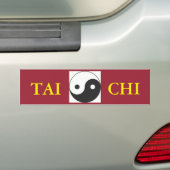 tai chi YIN & YANG SYMBOL Bumpersticker (Op auto)