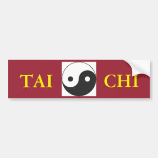 tai chi YIN & YANG SYMBOL Bumpersticker