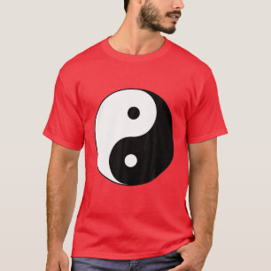 Tai Chi Yin Yang Symbol Hippie / Peace Balance Phi T-shirt