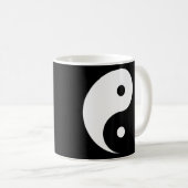 Tai Chi Yin Yang Symbol Hippie Peace Balance Philo Koffiemok (Voorkant rechts)