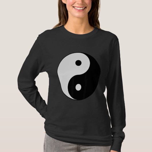 Tai Chi Yin Yang Symbol Hippie Peace Balance Philo T-shirt (Voorkant)
