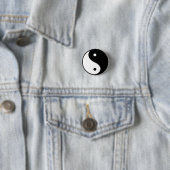 TAi chi YIN & YANG SYMBOL Ronde Button 3,2 Cm (In situ)