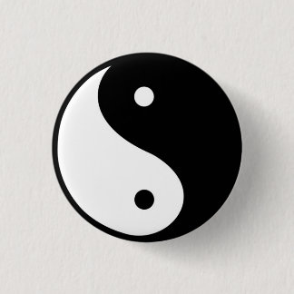 TAi chi YIN & YANG SYMBOL Ronde Button 3,2 Cm