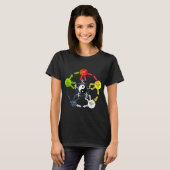 Tai Chi Yin Yang Vijf Chinese elementen T-shirt (Voorkant volledig)