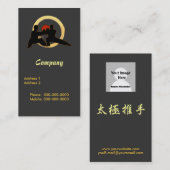 Tai Ji Push Hands Visitekaartje (Voorkant / Achterkant)