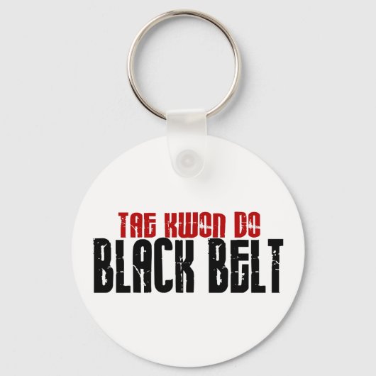 Tai Kwan Do Black Belt Karate Sleutelhanger (Voorkant)