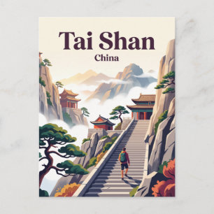 Tai Shan China Briefkaart