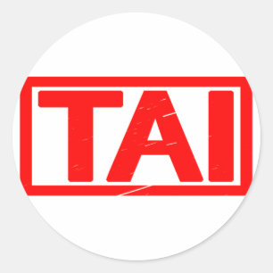 Tai Stamp Ronde Sticker