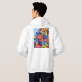 Taichung City Taiwan City Map Hoodie (Achterkant volledig)