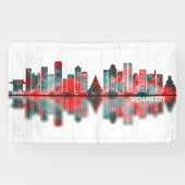 Taichung City Taiwan Skyline Spandoek (Horizontaal)