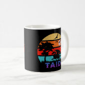 Taid Retro Sunset Dragon Grootvader Koffiemok (Voorkant rechts)