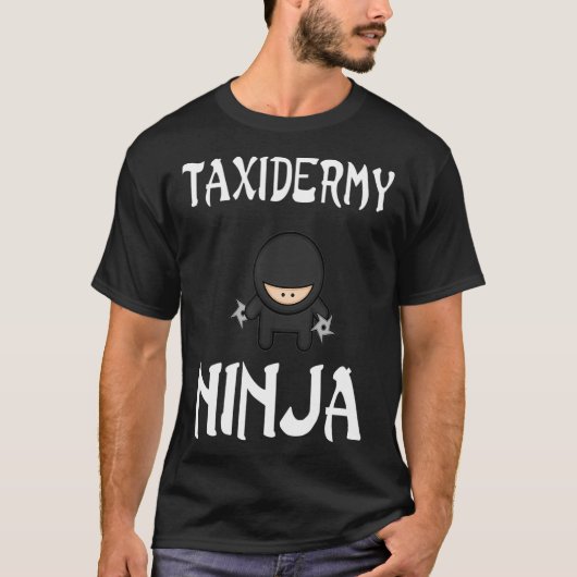 Taidermy Ninja Grappig shuriken shirt Ninjas ninja (Voorkant)