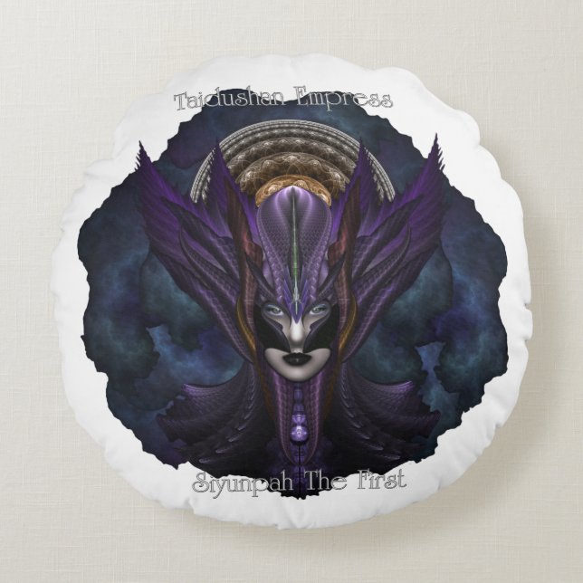 Taidushan Empress Round Sierkussen Rond Kussen (Voorkant)