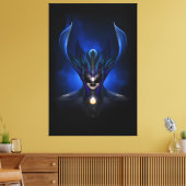 Taidushan Sai Shadow Blauw RB BLK Canvas Print (Insitu (Woonkamer))