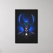 Taidushan Sai Shadow Blauw RB BLK Canvas Print (Voorkant)