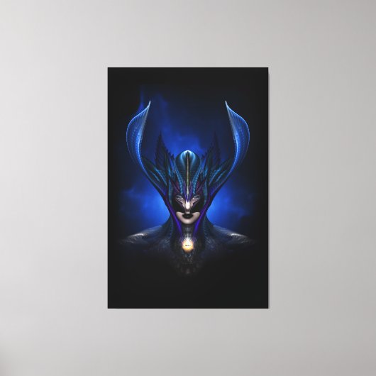 Taidushan Sai Shadow Blauw RB BLK Canvas Print (Voorkant)
