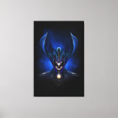 Taidushan Sai Shadow Blauw RB BLK Canvas Print (Voorkant)