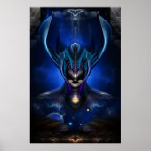 Taidushan Sai Shadow Blue Archival Poster (Voorkant)