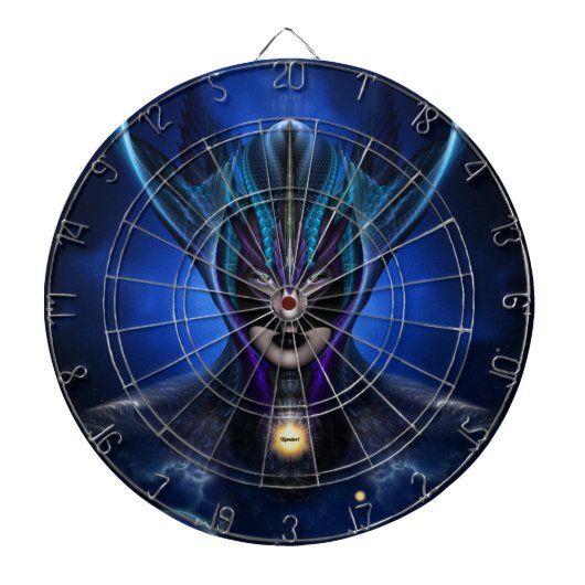 Taidushan Sai Shadow Blue Dartboard Dartbord (Voorkant)