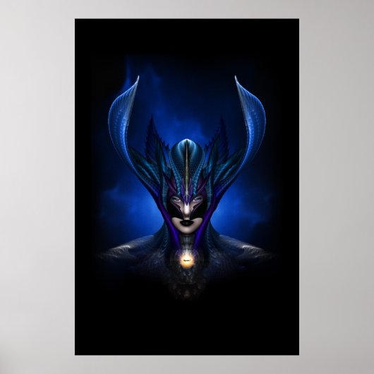 Taidushan Sai Shadow Blue RB BLK Archival Poster (Voorkant)