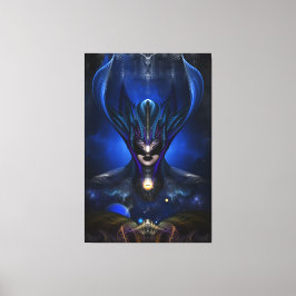 Taidushan Sai Shadow Blue RB Portret Canvas Afdruk