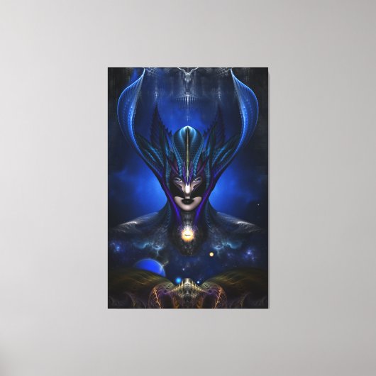 Taidushan Sai Shadow Blue RB Portret Canvas Afdruk (Voorkant)