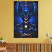 Taidushan Sai Shadow Blue RB Portret Canvas Afdruk (Insitu (Woonkamer))