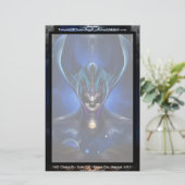 Taidushan Sai Shadow Blue Stationery Briefpapier (Staand voorkant)