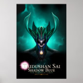 Taidushan Sai Shadow Blue TEL Archival Poster (Voorkant)