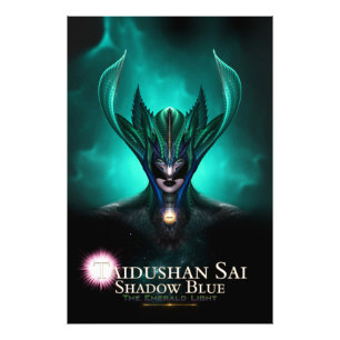 Taidushan Sai Shadow Blue TEL Foto print Afdruk