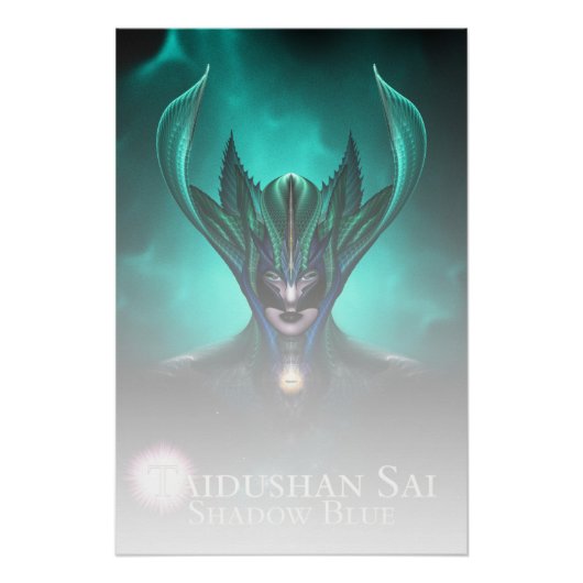 Taidushan Sai Shadow Blue TELGR Perfect Poster (Voorkant)