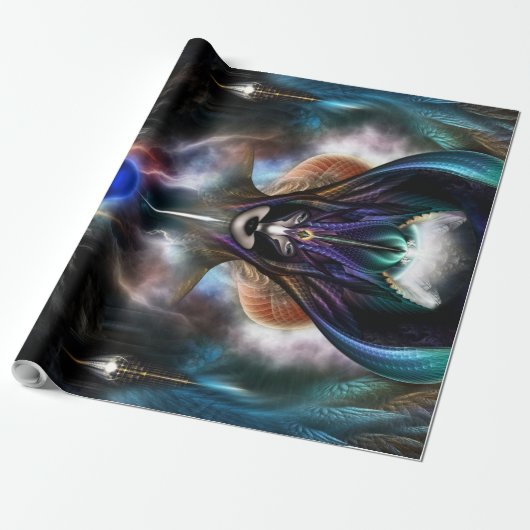 Taidushan Sai Spirit of Power WD Wrapping Paper Cadeaupapier (Uitgerold)