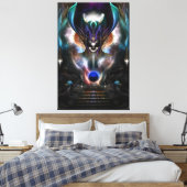 Taidushan Sai Spirit Power WD Canvas print (Insitu (Slaapkamer))